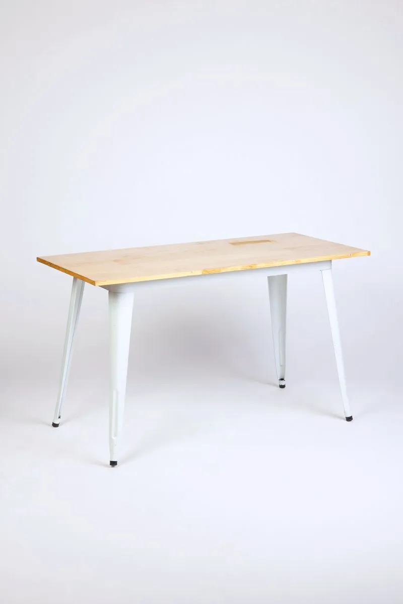 Tolix Timber Dining Table