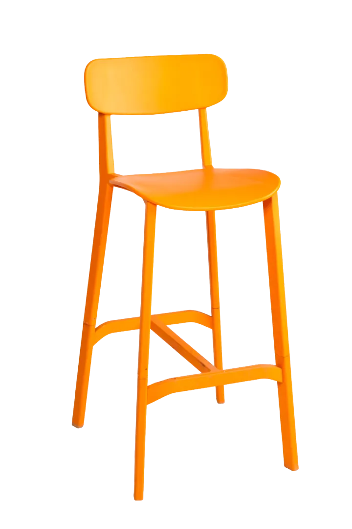 Annett Bar Stool (Orange)