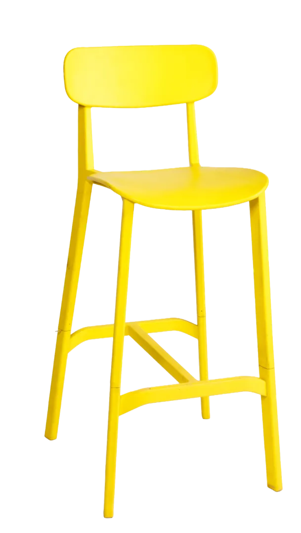 Annett Bar Stool (Yellow)