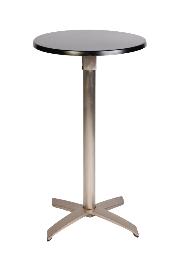 Cocktail Table Round (Black Matt)