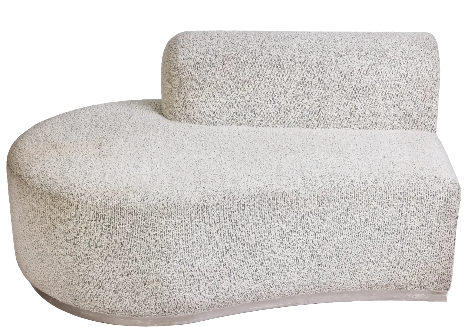 Coco Chaise Boucle Lounge (Grey)
