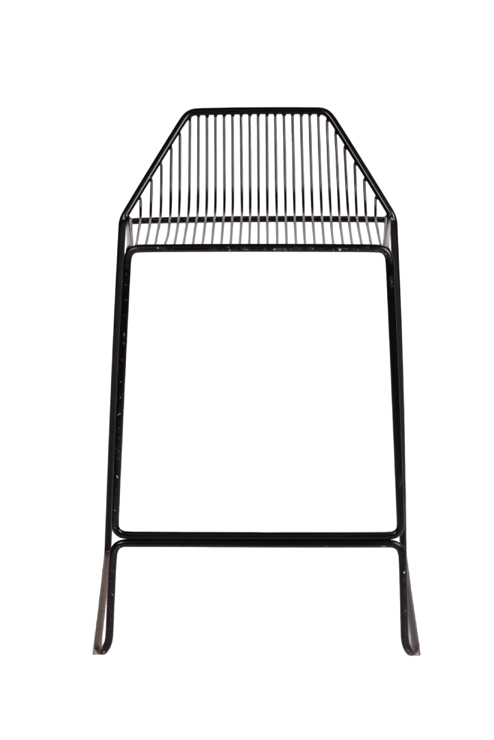 Linear Bar Stool – (Black)