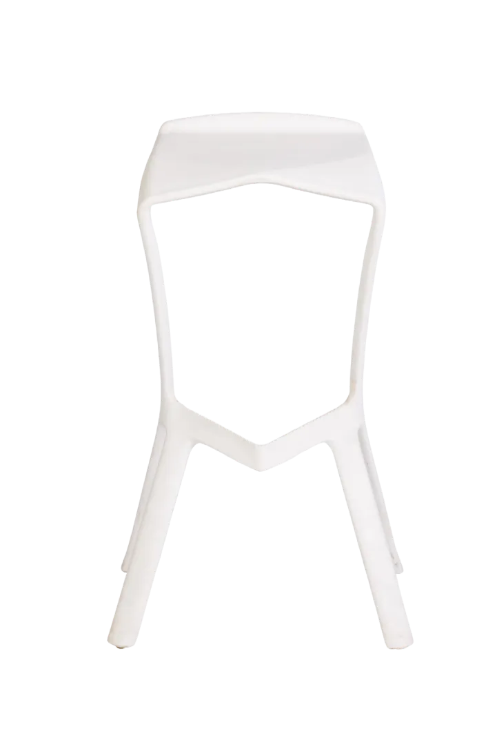 Miura Bar Stool – Plastic (White)