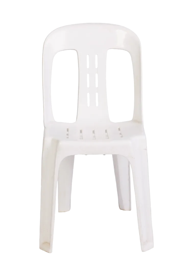White Garden Chair – No Arms